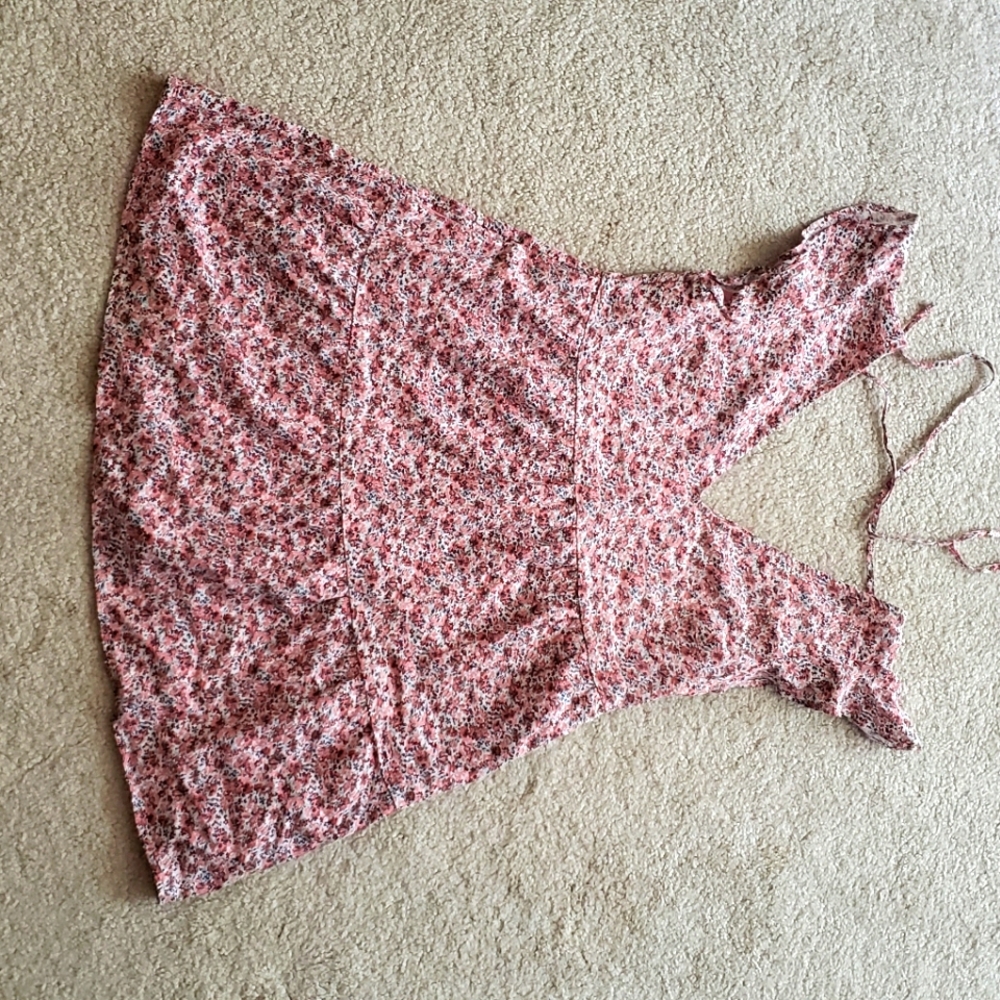 Pink floral Abercrombie dress